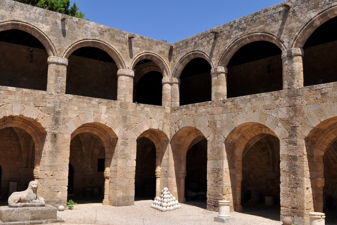 'Archaelogical museum,old town Rhodes, Greece' - Rodi