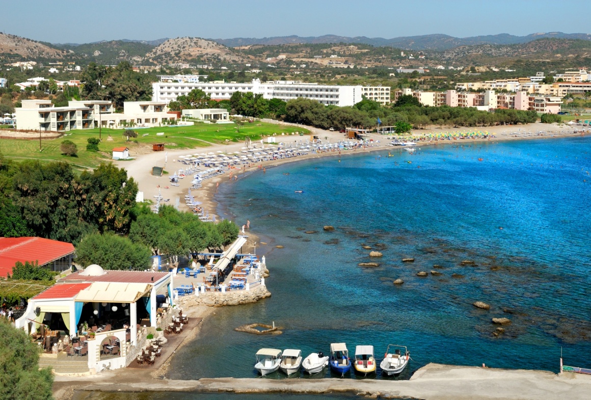 'Scenic view of Kolimbia bay at Rhodes. Greece' - Rodi